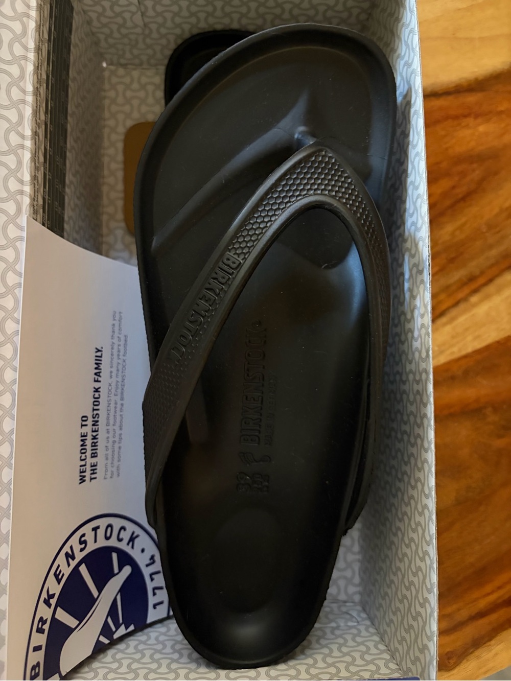 Birkenstock Black EVA Flip Flops